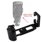 iShoot L-shaped Vertical Shoot Quick Release Plate / Camera Holder Grip Special for Fujifilm X-T1 Compatible with ARCA-SWISS / KIRK Tripod Ball Head