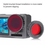 PULUZ Diving Lens Red Filters ฟิลเตอร์แดง สำหรับ OSMO ACTION