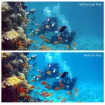 PULUZ Diving Lens Red Filters ฟิลเตอร์แดง สำหรับ OSMO ACTION
