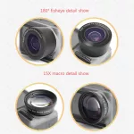 เลนส์มาโคร และฟิชอาย สำหรับ DJI OSMO Action 15X Macro & 180 Degree Fisheye Lens Filter