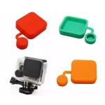 ฝาซิลิโคน for GoPro Hero 4 ฝาปิดหน้ากล้อง + ฝาปิดเคสกันน้ำโกโปร 4