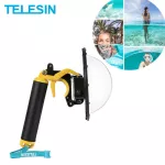 Telesin 6 "Dome Port 30m Waterproof Case Floating Trigger Dome for SJCAM SJ6 SJ7 Action Camera Lens Cover Housing Accessories