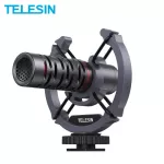 Telesin condenser, microphone, video recording, SHOTGUN VLOGGING for iPhone Samsung Canon Sony DSLR MAC Tablet.