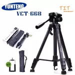 YUNTENG VCT-668 ขาตั้งกล้อง ขาตั้งมือถือ 3ขา tripod for camera DV Professional Photographic equipment Gimbal Head new