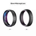 Ulanzi WL-1 Sony ZV1 Lens 18MM Wide Angle Lens + 10X HD Macro Lens เลนส์ขยายมุมกว้าง เลนส์ไวด์ และ เลนส์มาโคร ขยาย 10 เท่า สำหรับกล้องโซนี่ ZV-1
