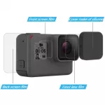 4 in 1 GOPRO HERO 7 /6 /5 /2018 Film, LCD rear screen + lens + silicone lens cover