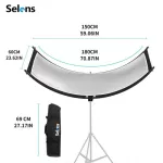 Selens U-Shaped Curved Reflector Four-Color Reflective Cloth