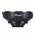 K&F EOS ， Nikon F lens to C Mount Adapter