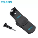 Telesin Clip Backpack 360 Quick Release Clamp Mounts Fast Hat Clips for GoPro Hero 8 7 6 5 for Xiaomi Yi Osmo Action