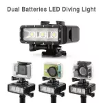 TELESIN 30M กันน้ำไฟใต้น้ำ POV แฟลชหรี่แสงได้ LED Night Fill Light สำหรับ GoPro สำหรับ Xiaomi Yi DJI Osmo Action
