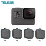 Telesin 4 Pack Fiter Set ND Lens Protector Filter ND4 8 16 + CPL Filter for GoPro Hero 5 6 and 7 Black Hero 7 Camera accessories