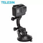 TELESIN 8 ซม. รถดูดถ้วยขาตั้งกล้องอะแดปเตอร์สำหรับ GoPro Hero 8 7 6 5 4 สำหรับ Insta360 ONE R สำหรับ Osmo Action สำหรับ XiaoYi