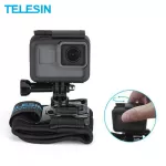 TELESIN 360 องศาสายรัดข้อมือแบบหมุนแขนสายคล้องมือสำหรับ GoPro Hero 8 7 6 5 4 3 ดำน้ำขี่จักรยานเสือภูเขากีฬา Extreme