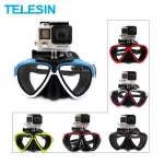 Telesin underwater diving mask with Mount for GoPro Hero 8 7 6 5 OSMO Action Xiaoyi 4K 4K + Insta360 One R Swimming Google