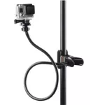GoPro Adjustable Long Neck Clamp Mount, which holds the Gop Pro, 70 cm long and 360 degree adjustable