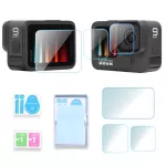 3 in 1 Glass film, GoPro 10 9, rear screen, LCD + lens + GoPro Hero 9 /10