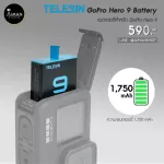 TELESIN GoPro 9 Battery แบตเตอรี่สำหรับ GoPro 9