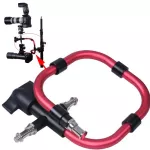 Red, arms, supporting legs, flash camera, Manfrotto Ma050A, snake sleeves, PANNING BALL Head Light Stand - 3-5 kg.