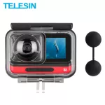 Telesin 45 meters under the water residence, waterproof, case of protective lens for Insta360 One R 360 Edition, camera accessories