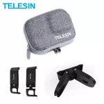 Telesin มินิถุงเก็บครึ่งเปิดแปรงด่วนที่วางจำหน่ายแบตเตอรี่ด้านข้างปก 1/4 '' อะแดปเตอร์เมาท์ขาตั้งกล้องสำหรับ Gopro ฮีโร่ 9 สีดำ