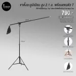 2.1 m high aluminum stand with T