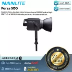 Nanlite Forza 500 by Millionhead Studio that gives a white daylight 5600K, high brightness, high intensity.