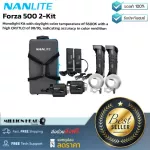 Nanlite Forza 500 2-kit by Millionhead, a studio light that gives a white Daylight 5600K, provides high brightness.