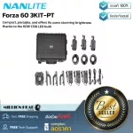 NANLITE FORZA 60 3Kit-PT by Millionhead, a small studio light, easy to carry, providing a soft light.