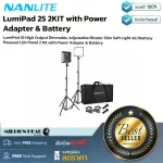 Nanlite Lumipad 25 2Kit with Power Adapter & Battery by Millionhead 2 LED Panel Light Light set comes with Power Adapter and Battery.