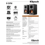 Klipsch R-51PM Powered Speakers (2019) + Klipsch R-100SW 10" Powered Subwoofer โปรฟ้าผ่า รับประกันศูนย์ไทย 1 ปี Free! PowerBank
