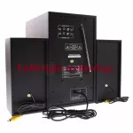 Music D.J. M-F4 Speaker 2.1Ch + BLUETOOTH, FM,USB,SD,Micลำโพงซับ ประกันศูนย์