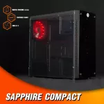 Neolution E-SPORT CASE SAPPHIRE Computer Case, 3 cases