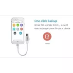 MILI IDATA Cable Smart Flash Drive 16 GB, iPhone, iPhone, Android, Mac and PC, tiny/charging cable