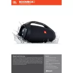 JBL Boombox 2 Bluetooth Speaker ลำโพงบลูทูธสำหรับปาร์ตี้ พร้อมกันน้ำกันฝุ่น IPX7 รับประกันศูนย์ไทย 1 ปี แถมฟรี! กระเป๋า Carrying Case
