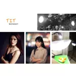 ร่มทะลุสีขาว ร่มคุณภาพสูง 33นิ้ว/ 85cm เนื้อร่มโปร่งแสง ผ้าเกรดสูงสำหรับถ่ายภาพบุคคล / การถ่ายภาพเสื้อผ้า