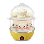 Egg boiler 2 -layer multi -purpose steamed pot, steamed egg, mini egg boilers, 3 -layer warm -up pot, steamed machine, baby bottle, baby bottle sterilizer