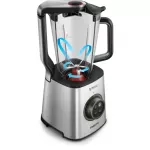 Philips 2 liters of fruit blender 1,400 watts HR3752/00 speed 35,000 rpm. Vacuum blender helps reduce bubbles and reduce layers.