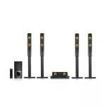 LG Home Theater Bluray 3 -dimensional D. 1200 watts RMS5.1 Chanel LHB755WBTHALLK Bull Thuth Direct Access to Online Content with Remote App