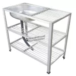 1 layer of dishwasher sink, 3 layers, side panel, 2 -story plates, 41x80x80 cm, model 523