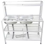2 layers of dishwasher sink, 3 layers, side, side panel, 2 layers, top 49x108x126 cm, 555+