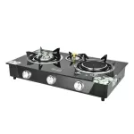 GMAX gas stove, three-headed glass stove, stove, turbo tablet+infrared head model GL-703IB