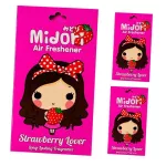 Midori Midori, air -conditioned perfume sheet Strawberry scent, 3 pieces of strawberry pack