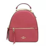 Coach backpack Coach COATED CANVAS and genuine leather, scratch -resistant scratches, easy to use, beautiful, sweet colors, coach 76622 Jordyn backpack with signature Canvas Rouge