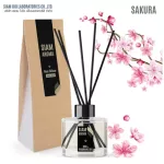 Siam Aroma น้ำหอมปรับอากาศพรีเมี่ยมก้านไม้ กลิ่น Sakura ขนาด 100 ml.