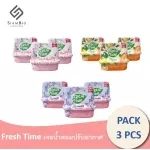 [Pack 3 pieces] Great value, Fresh Times, 180g air -conditioned aromatic gel. There are 3 fragrances. Size 180g.
