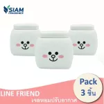 Pack 3 pieces, Line Friends, fragrant gel, air conditioner, Rose and Rose, 155 grams