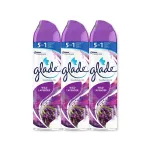 Glade Air Freshner Spray Wild Lavender 320ml. × Pack3 Golf spray, lavender, 320 ml. × Pack 3