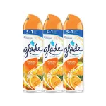Glade Air Freshener Spray Sparkling Orange 320ml.×Pack3 เกลด สเปรย์ปรับอากาศกลิ่นส้ม 320มล.×แพ็ค3