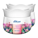 Ambi Pur MINI FRESH VELVET ROSE AIR FRESHERERG 75G X 2 PCS. Air -conditioned mini gel 75 grams of fragrant rose scent