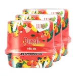 Luko Air Refreher Gel Peach 180g x 3 PCS. Lucic gel, 180 grams of peach smell, 3 pieces